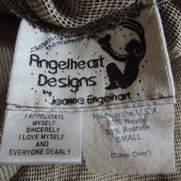 Vintage Jeanne Engelhart Brown & Tan Reversible Jacket Duster S *Runs L - Picture 11 of 11